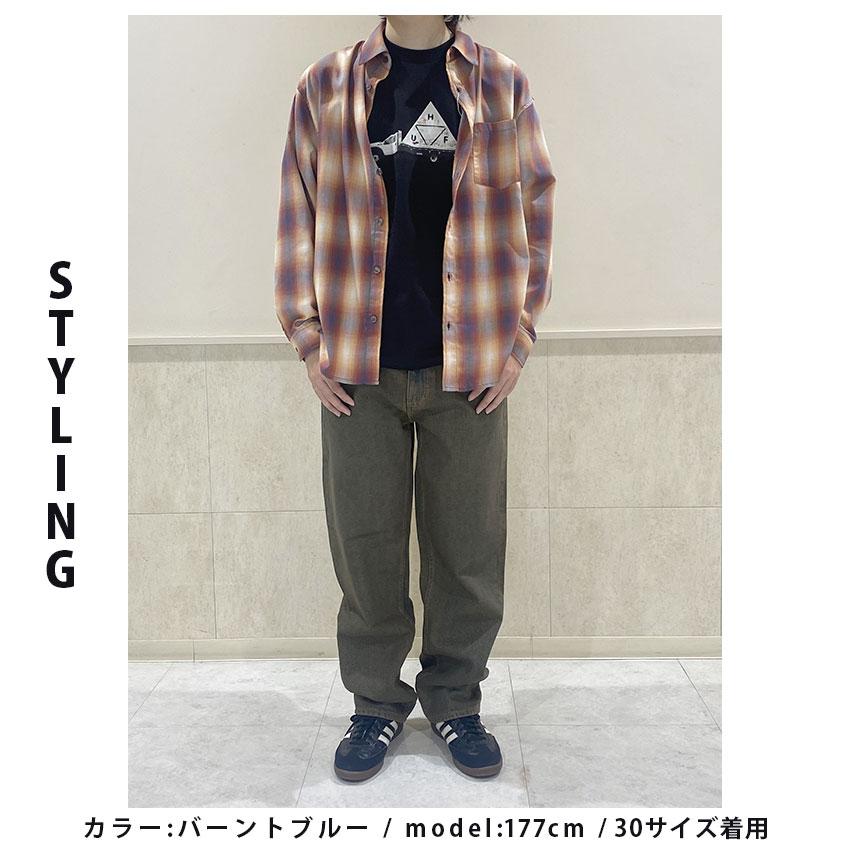 HUF ハフ ボトムス メンズ PT00313 ブラック 黒 ブルー 青