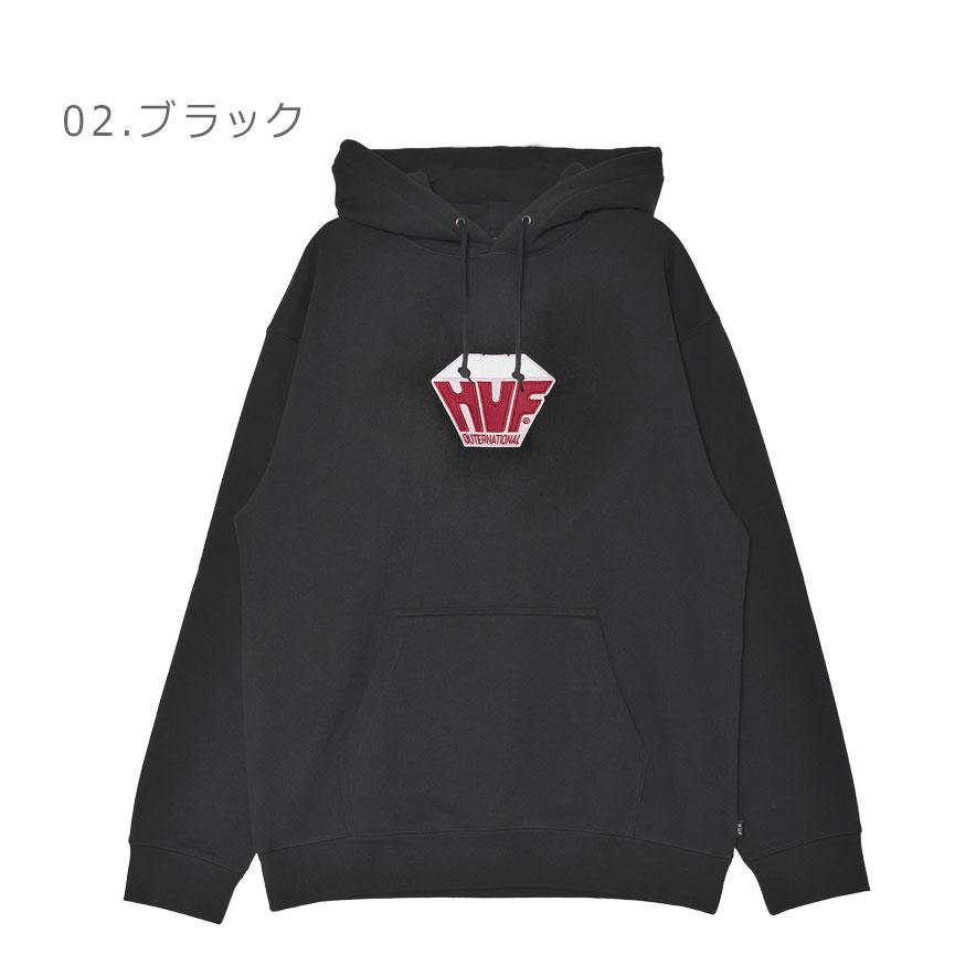 HUF（ハフ） パーカー メンズ HUF PF00725 ブルー 青 ブラック 黒 長袖