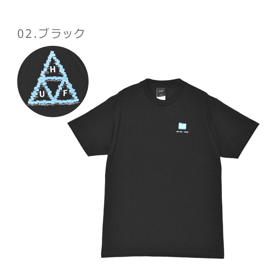 HUF ハフ 半袖Tシャツ メンズ TS02400 ホワイト 白 ブラック 黒