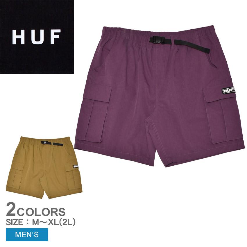 PGG ハーフパンツ　メンズ　サイズ５　春夏 HUF（ハフ） ハーフパンツ メンズ HUF PT00355 パープル 紫 ブラウン