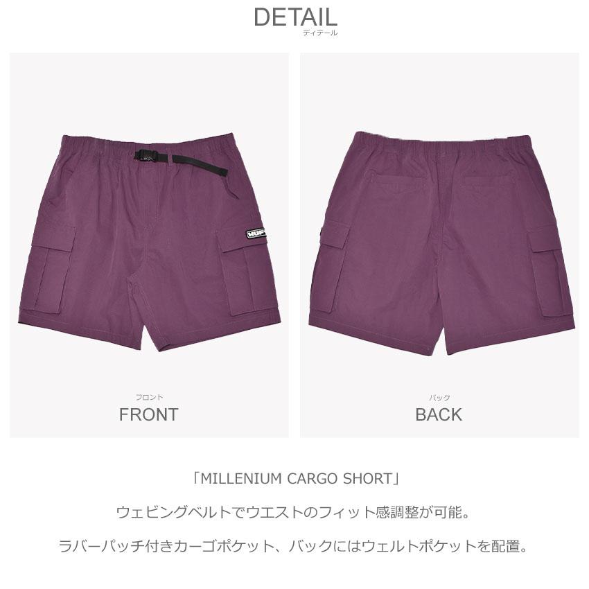 HUF（ハフ） ハーフパンツ メンズ HUF PT00355 パープル 紫 ブラウン