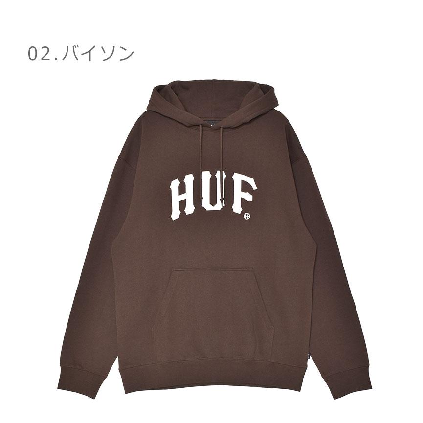 HUF（ハフ） フーディー メンズ HUF PF00759 ブラック 黒 ブラウン