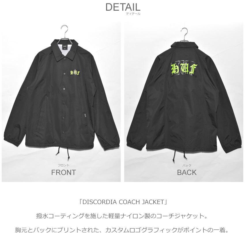 HUF ハフ コーチジャケット メンズ ストリート ロゴ アウトドア HUF ハフ コーチジャケット メンズ ストリート ロゴ アウトドア