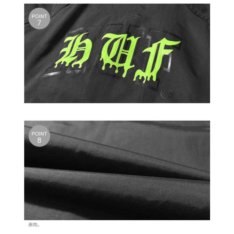HUF（ハフ） コーチジャケット メンズ ストリート ロゴ アウトドア