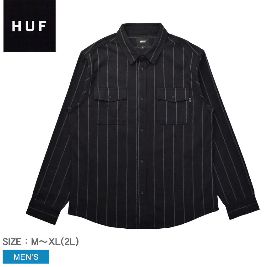 HUF（ハフ） 送料無料 長袖シャツ メンズ ISSUE STRIPE FLANNEL L／S