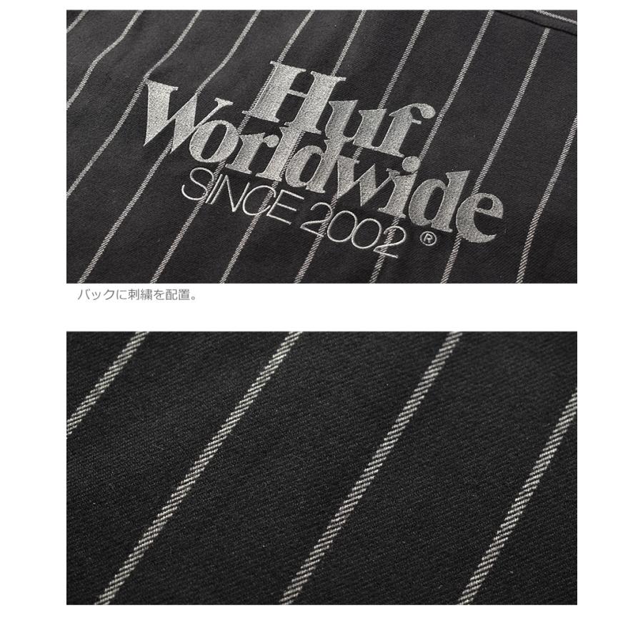 HUF（ハフ） 長袖シャツ メンズ ISSUE STRIPE FLANNEL L／S HUF