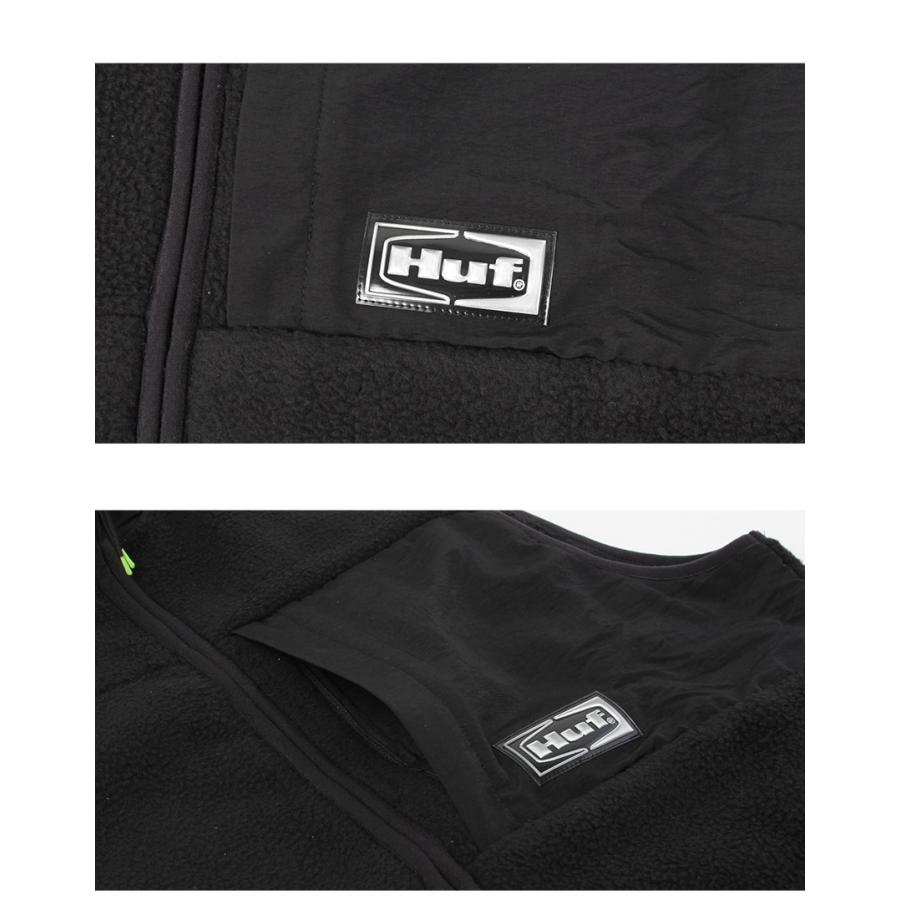HUF（ハフ） ボアベスト メンズ HUF JK00444 ブラック 黒 ベスト 