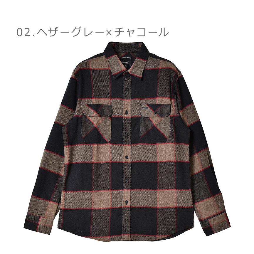 送料無料 ブリクストン カジュアルシャツ メンズ BOWERY L/S FLANNEL BRIXTON 01213 黒 グレー ネイビー 紺｜z-mall｜07