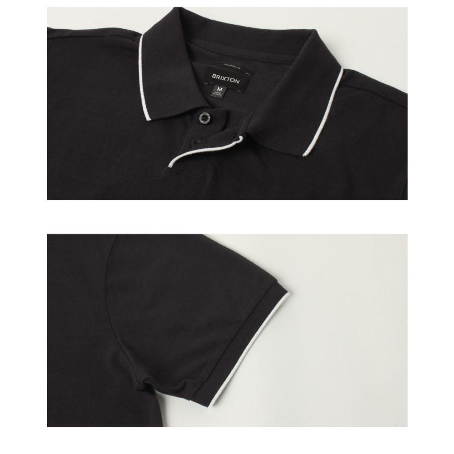 BRIXTON（ブリクストン） 半袖ポロシャツ メンズ PROPER S/S POLO KNIT