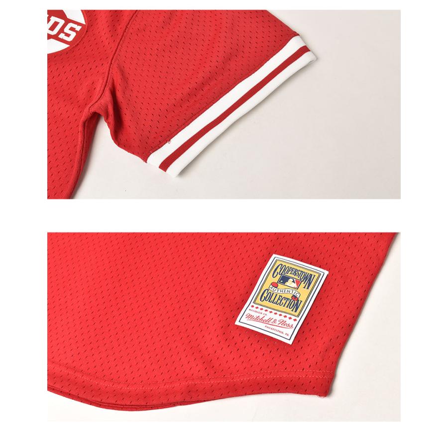 ミッチェルアンドネス ユニフォーム メンズ MITCHELL ＆ NESS ABPJ3064-CRE83JBNSCAR レッド 爆買の画像