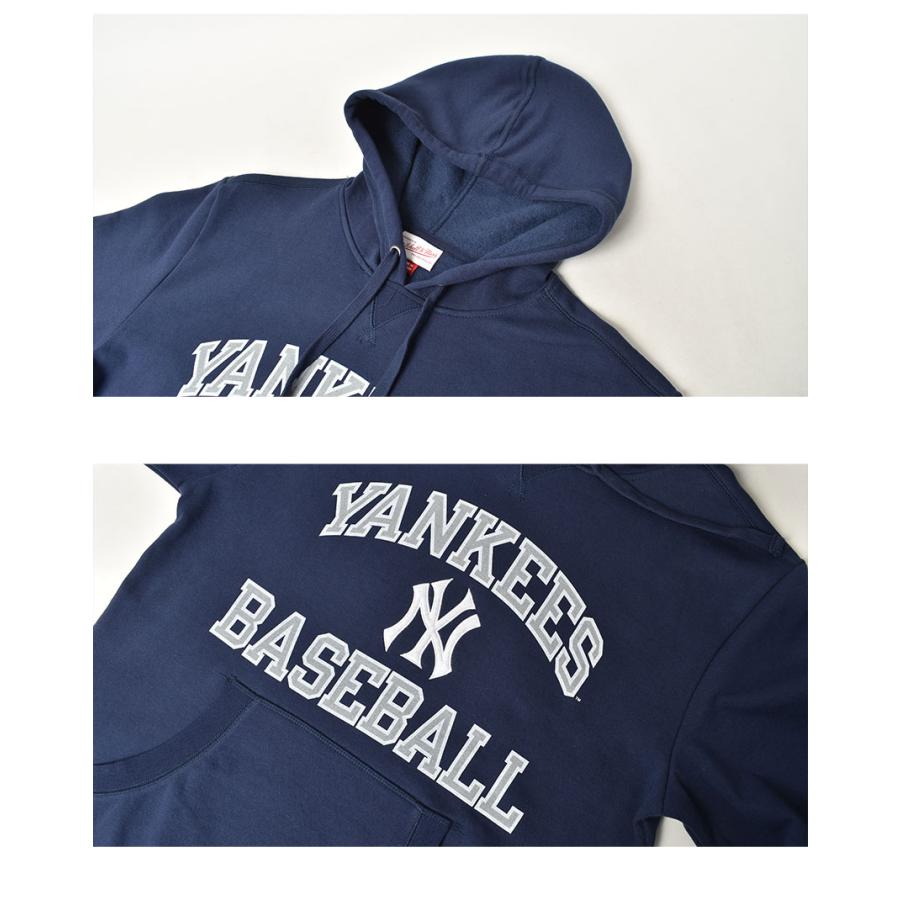 USA限定 Mitchell&Ness ヤンキース プルオーバー パーカー Mitchell&Ness（ミッチェルアンドネス） プルオーバーパーカー メンズ