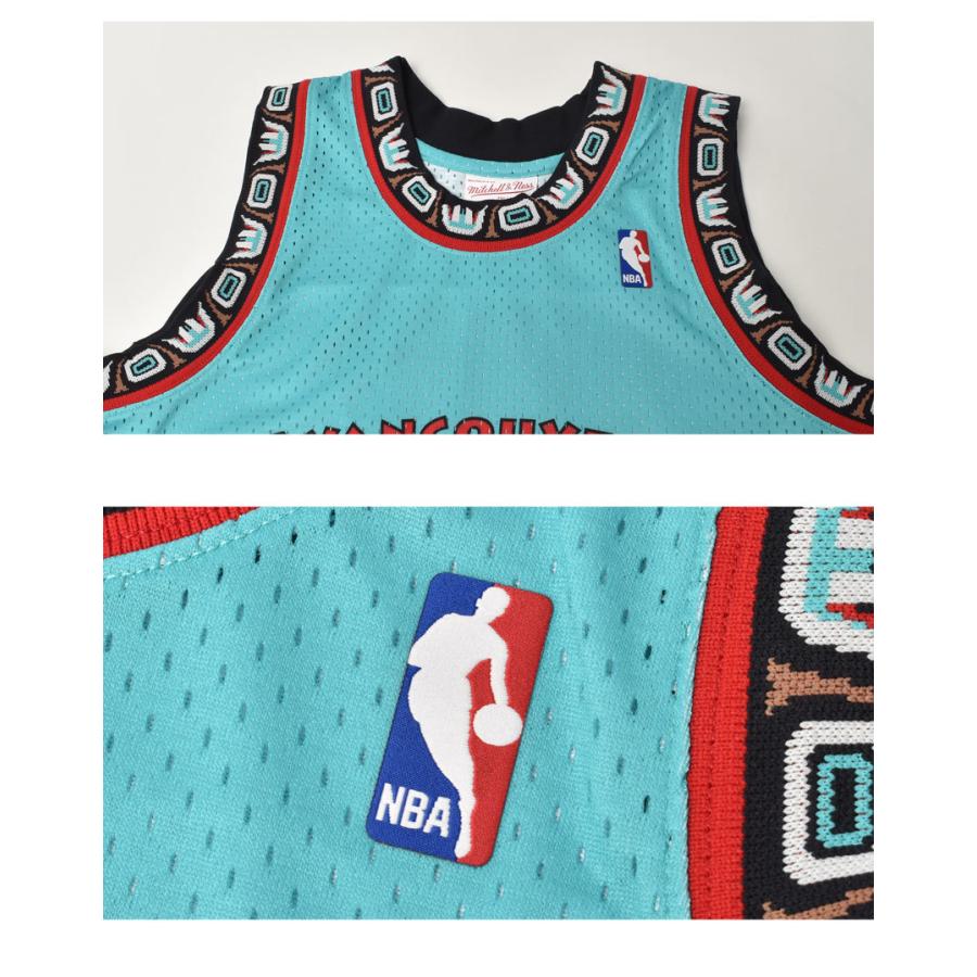 ミッチェルアンドネス ユニフォーム メンズ MITCHELL ＆ NESS SMJYGS18219-VGRTEAL98MBI ブルー NBA バスケットボールジャージ ウエア タンクトップ｜z-mall｜03