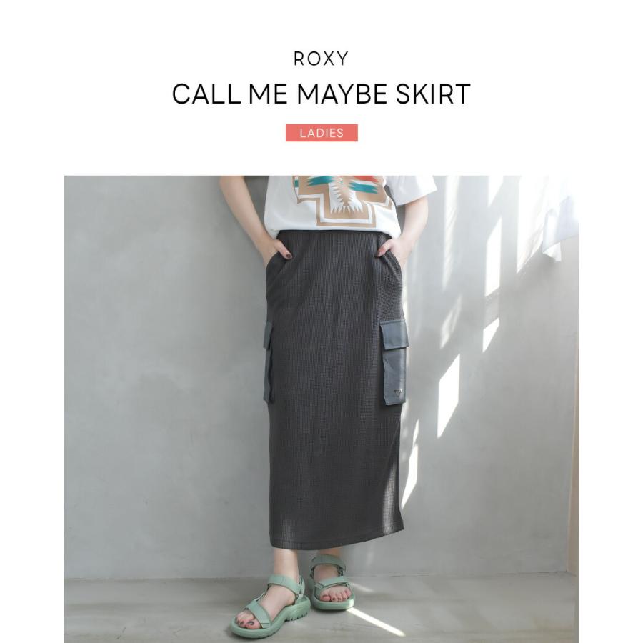 ROXY（ロキシー） スカート レディース CALL ME MAYBE スカート ROXY RSK241048 ブラック 黒 ホワイト 白 ...
