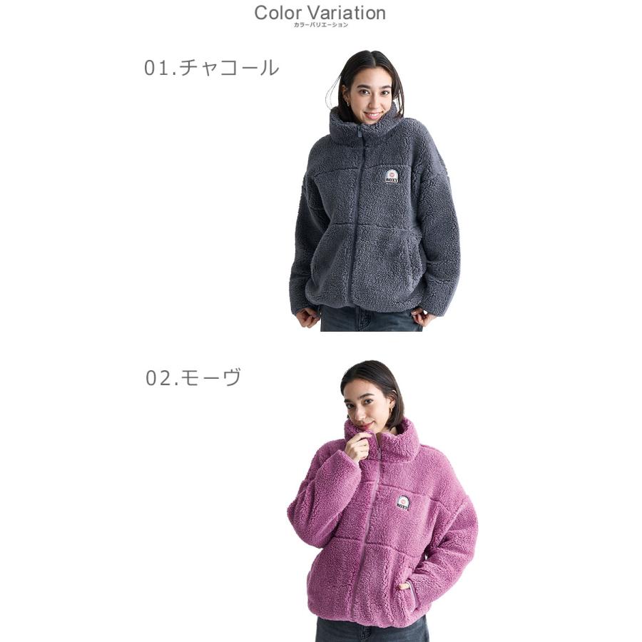 ROXY ウエア ROXY（ロキシー） ボアジャケット レディース ROXY RJK244017 グレー
