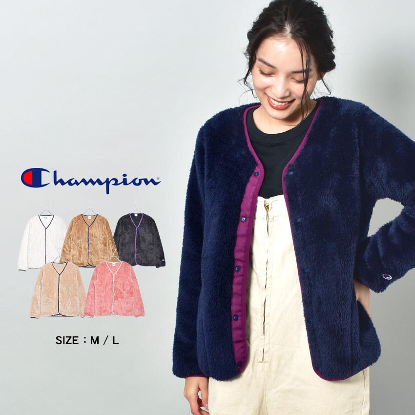 Champion（チャンピオン） フリース ジャケット レディース スナップ
