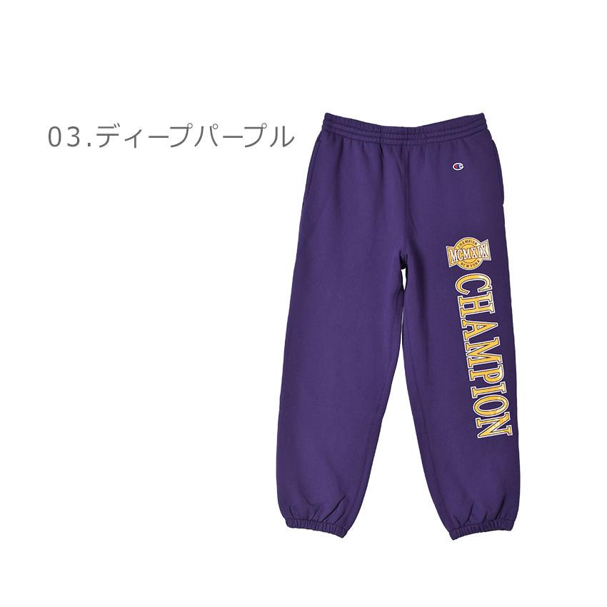 Purple　ロンハーマンChampion スウェットパンツ S ブラック Champion（チャンピオン） ロングパンツ メンズ CHAMPION C3-A213
