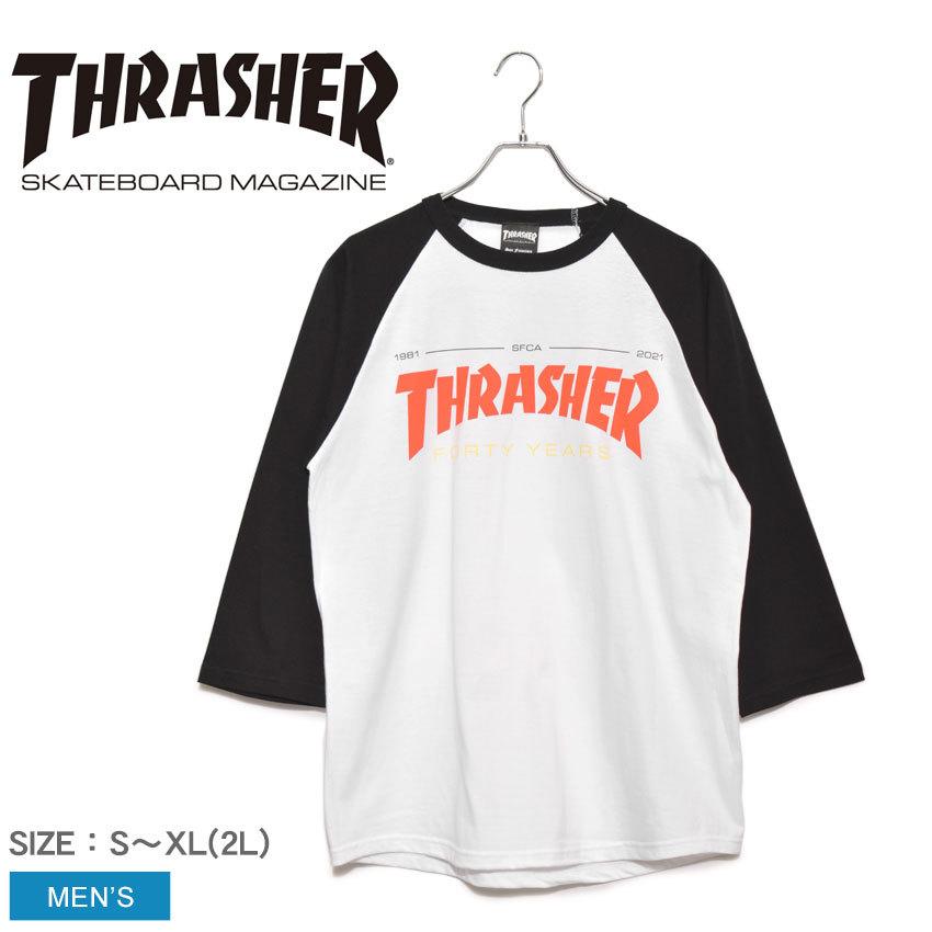 10 以上off スラッシャー Tシャツ 長袖 メンズ 男性用 Thrasher Forty Years ロゴ ストリート プリント 運動 スポーツ アウトドア ラグラン 冬 Z Mall ヤフーショッピング店 通販 Yahoo ショッピング