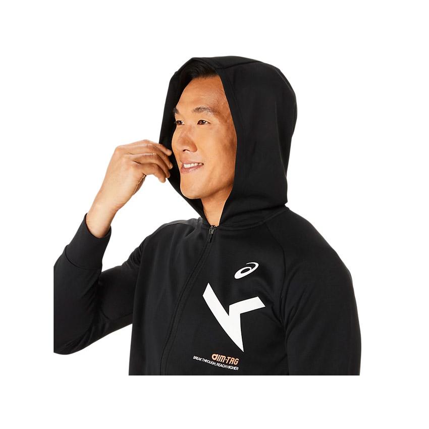 ASICS（アシックス） パーカー メンズ ASICS 2031E266 ブラック 黒