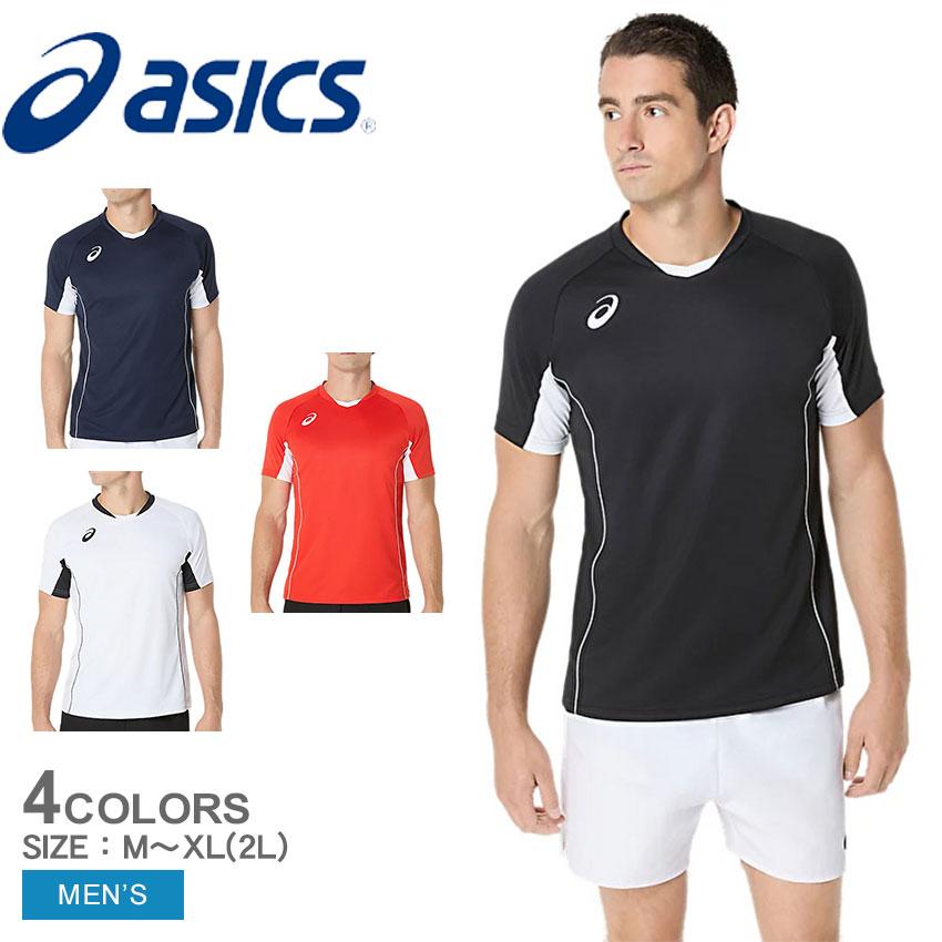 ASICS アシックス 半袖Tシャツ メンズ 2053A218 ブラック 黒 ホワイト