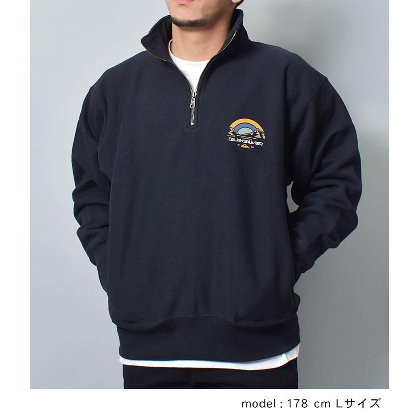 Quiksilver（クイックシルバー） ハーフジップパーカー メンズ