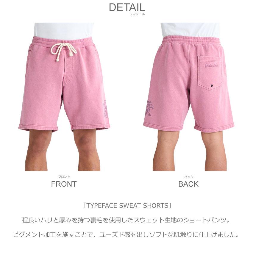 Quiksilver（クイックシルバー） ハーフパンツ メンズ TYPEFACE SWEAT