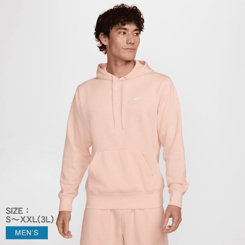 NIKE（ナイキ） パーカー メンズ NIKE FN3867 ピンク ホワイト 白