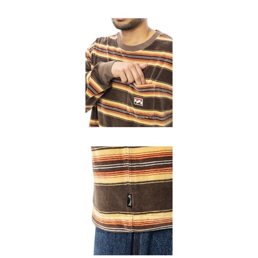 BILLABONG ビラボン 長袖Tシャツ メンズ BE012057 ブラウン 茶