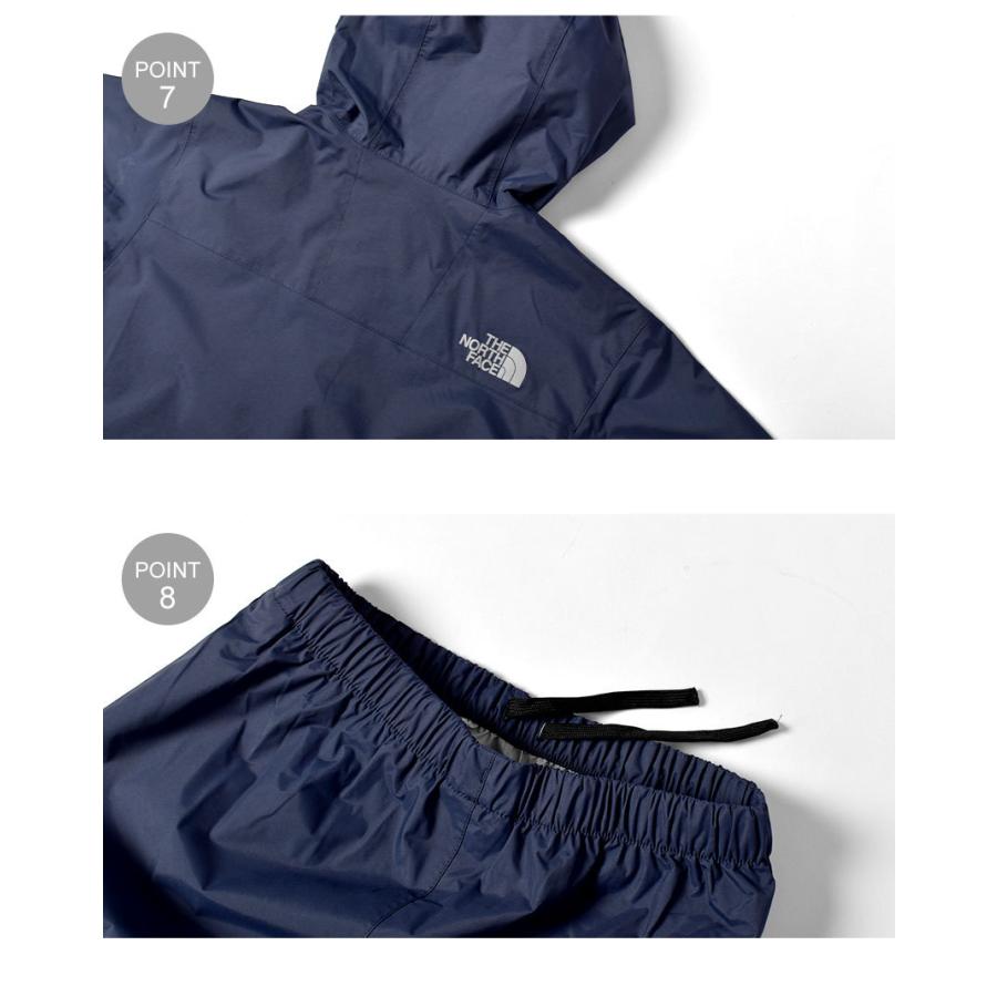 送料無料 ザ ノースフェイス レインウェア キッズ ジュニア 子供 レインテックス ユリイカ THE NORTH FACE NPJ12112 レッド 上着 台風対策｜z-mall｜14