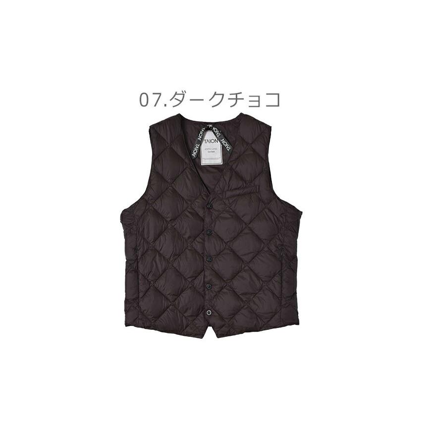 美品 TAION PACS PUBLICTOKYO リバーシブルダウンベスト 黒 TAION