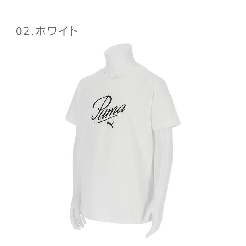 PUMA（プーマ） 半袖Tシャツ キッズ PUMA 687892 ブラック ホワイト 白
