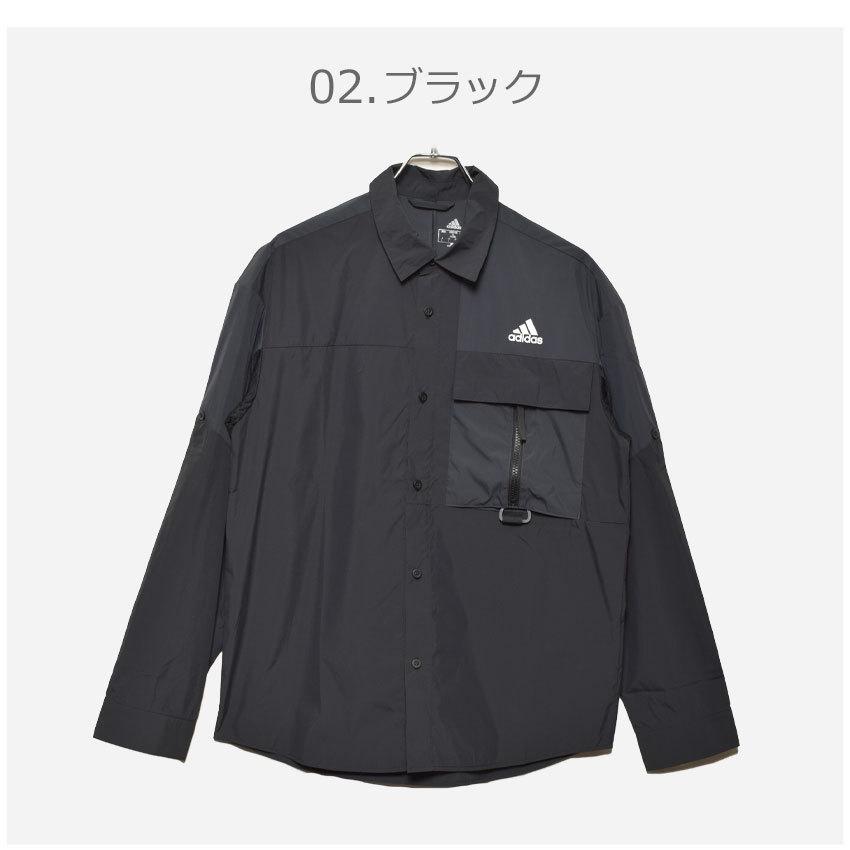 adidas（アディダス） 長袖シャツ メンズ トップス メッシュ 撥水 機能