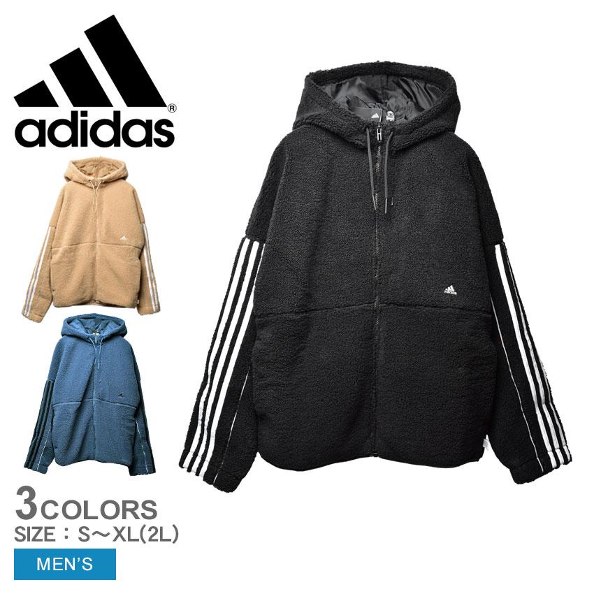 adidas（アディダス） ジャケット メンズ CITY 3S ボアジャケット