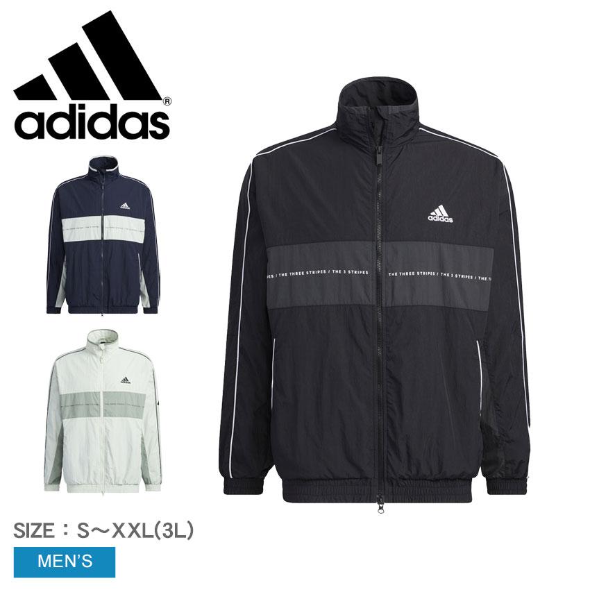 adidas（アディダス） ジャケット メンズ オーバーサイズ フィット