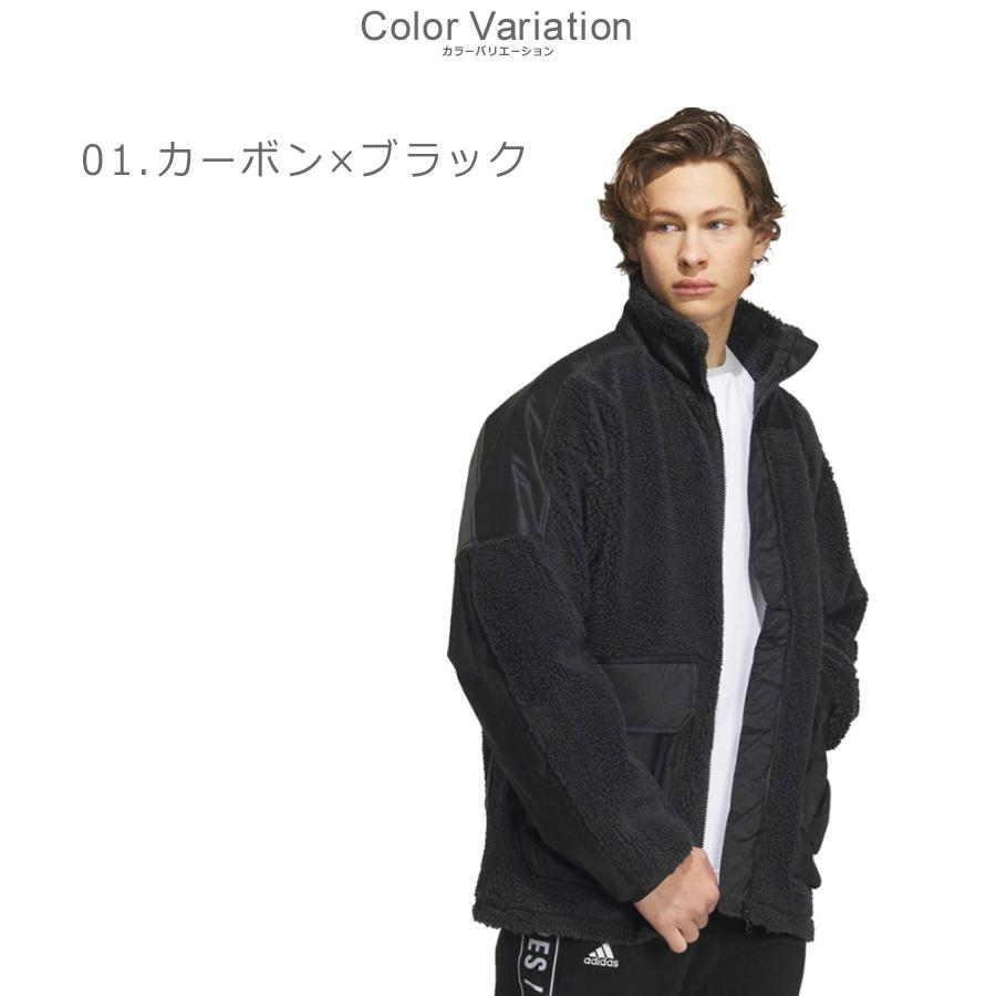 adidas（アディダス） ボアジャケット メンズ ADIDAS IEI00 ワー