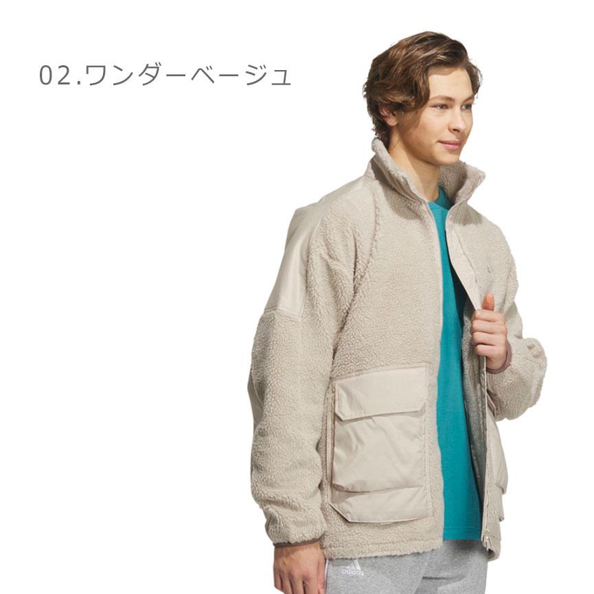 adidas（アディダス） ボアジャケット メンズ ADIDAS IEI00 ワー
