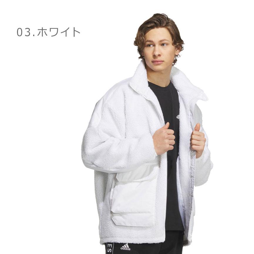 adidas（アディダス） ボアジャケット メンズ ADIDAS IEI00 ワー