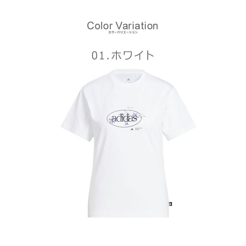 adidas（アディダス） 半袖Tシャツ レディース ADIDAS KSJ16 ホワイト