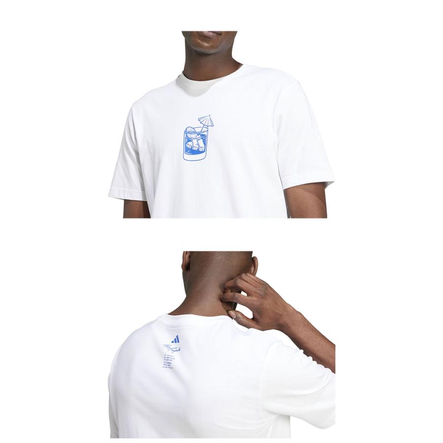adidas（アディダス） 半袖Tシャツ メンズ ADIDAS KPJ91 ホワイト 白