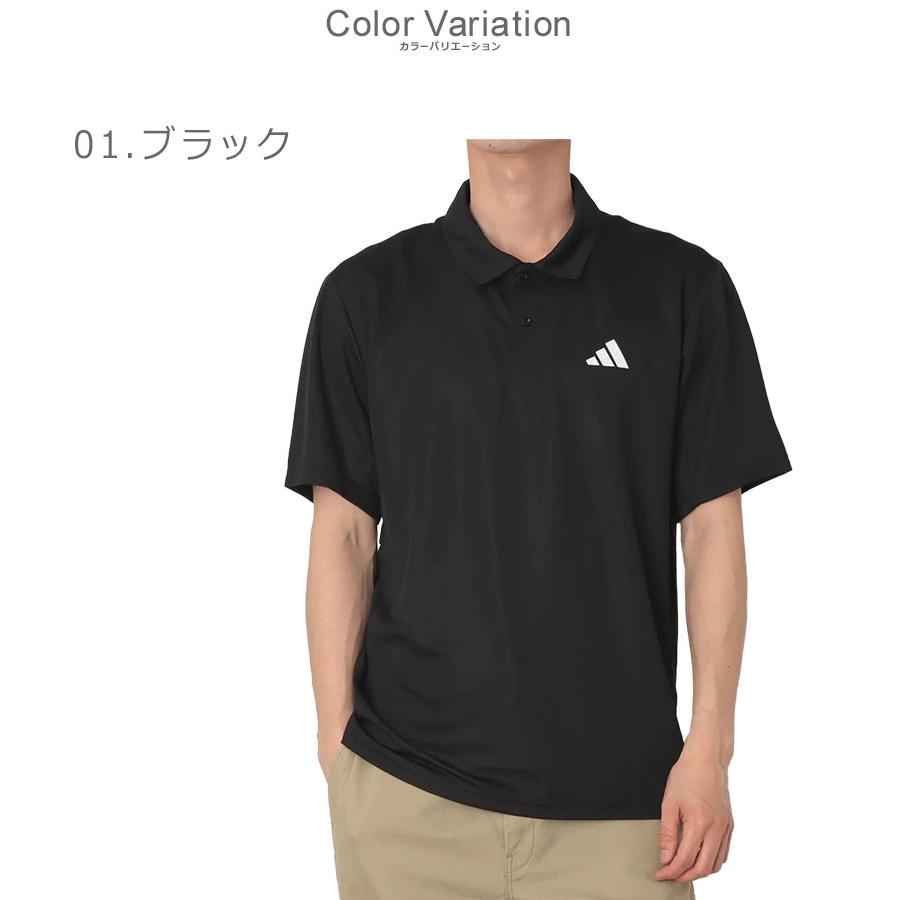 adidas（アディダス） 半袖ポロシャツ メンズ ADIDAS DE092 ブラック