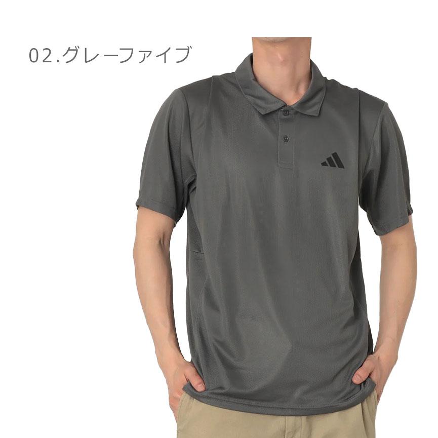 adidas（アディダス） 半袖ポロシャツ メンズ ADIDAS DE092 ブラック