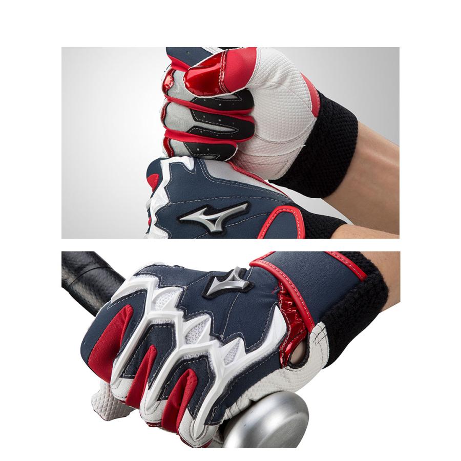 MIZUNO（ミズノ） バッティンググローブ キッズ ジュニア 子供 MIZUNO