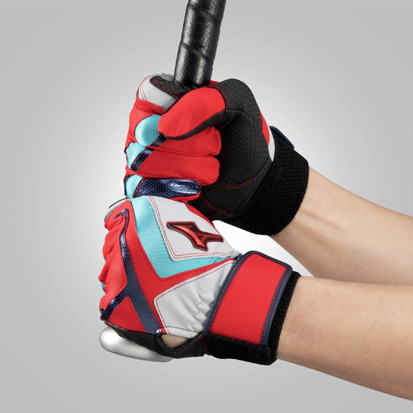 MIZUNO（ミズノ） バッティング手袋 キッズ MIZUNO 1EJEY554 ホワイト