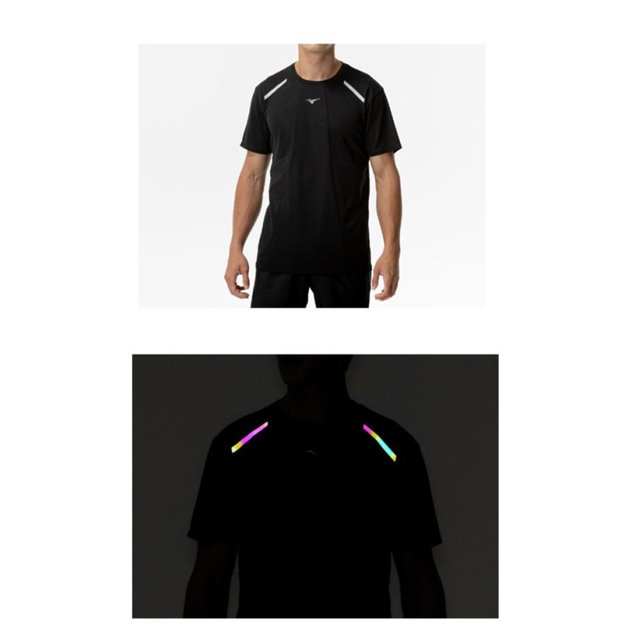 MIZUNO（ミズノ） ランニングTシャツ メンズ MIZUNO J2MAC004 ブルー