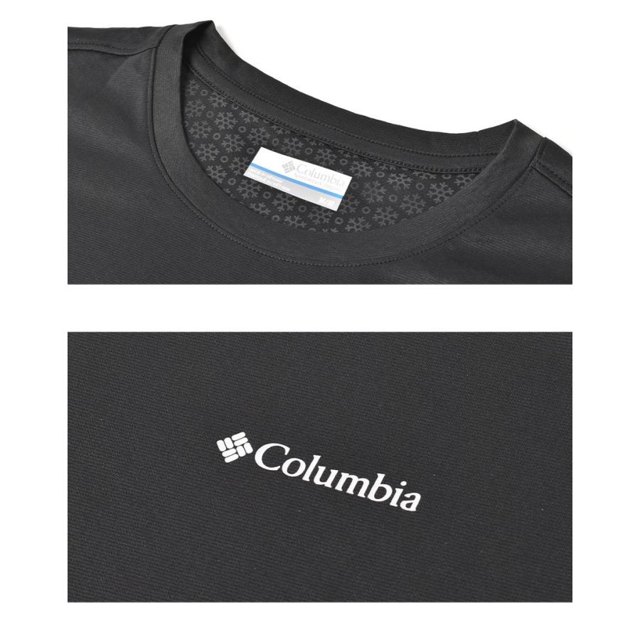 （ゆうパケット送料無料） コロンビア 半袖Tシャツ メンズ シッロクールクルー COLUMBIA AO0809 黒 カーキ Tシャツ 半袖 カジュアル UV｜z-mall｜07