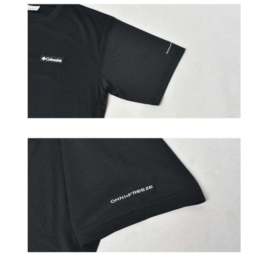 【ゆうパケット可】 コロンビア 半袖Tシャツ メンズ COLUMBIA XM9614 ブラック 黒 グリーン 緑 ウェア｜z-mall｜10