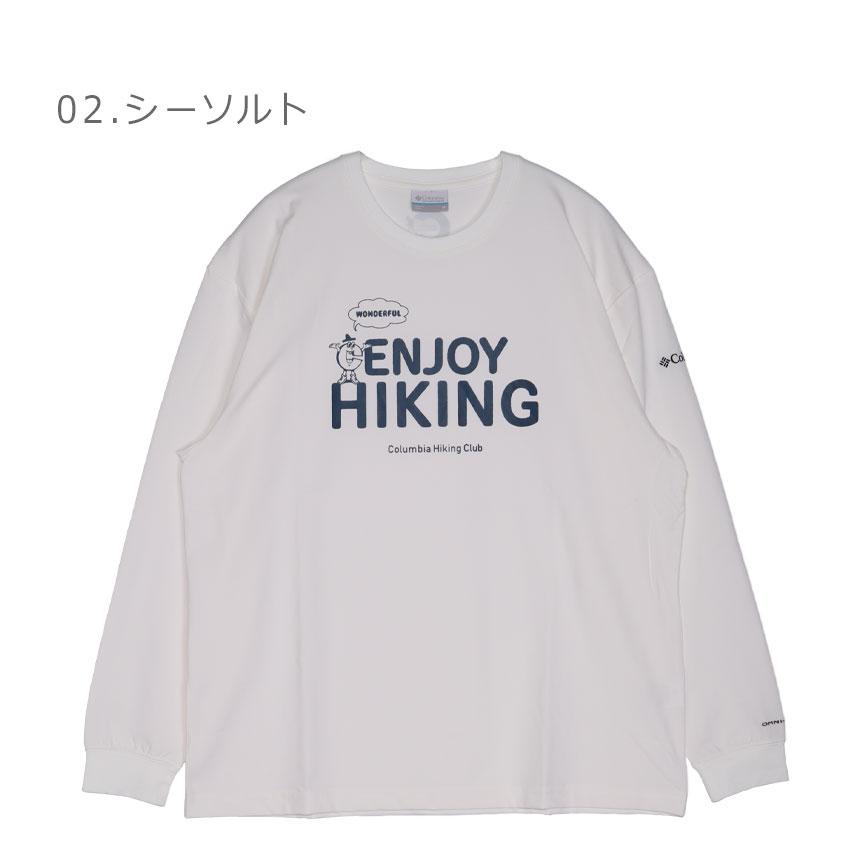 コロンビア 長袖Tシャツ メンズ レディース COLUMBIA PM1916 ブラック 黒 ホワイト 白 ユニセックス 男女兼用 ウエア トップス Tシャツ ロンT クルーネック｜z-mall｜08