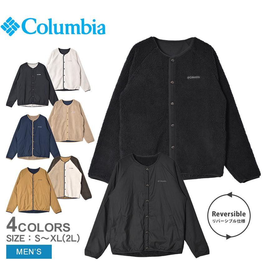 Columbia／フリース・撥水リバーシブルボアジャケット 黒 限定展開