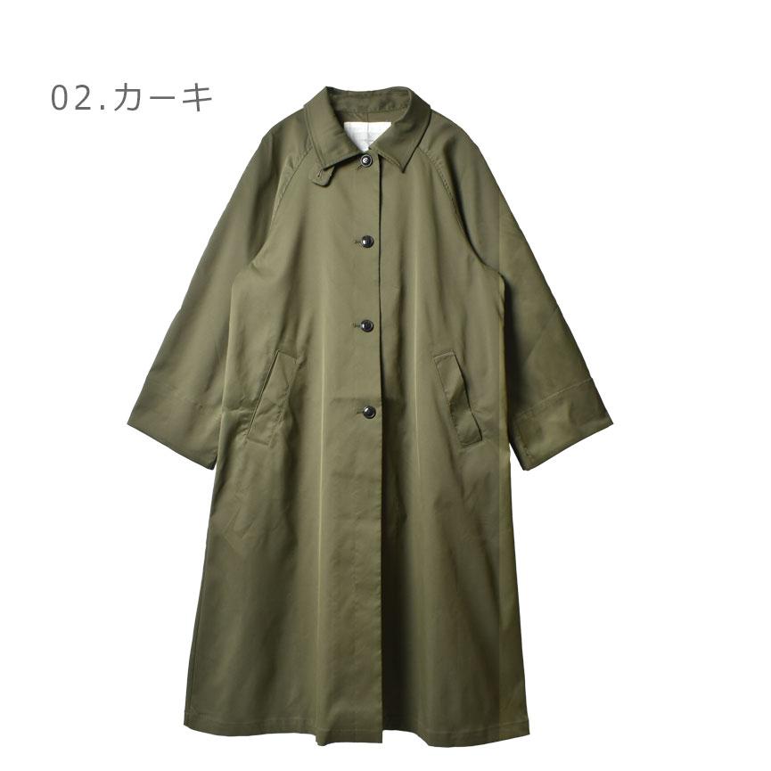 送料無料 ステンカラーコート レディース 2WAY ライトコート