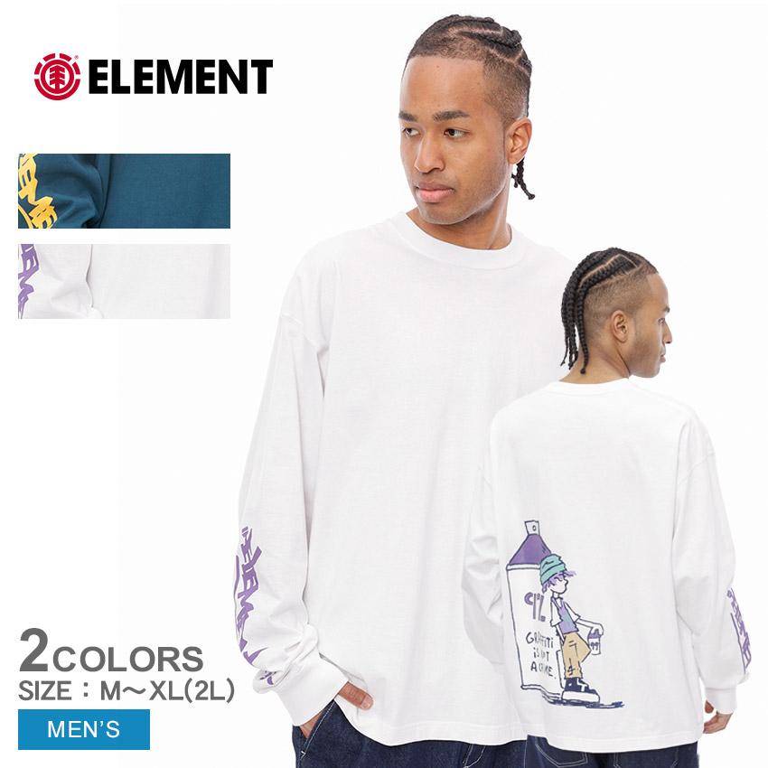 ELEMENT（エレメント） 長袖Tシャツ メンズ ELEMENT BE022054 ネイビー