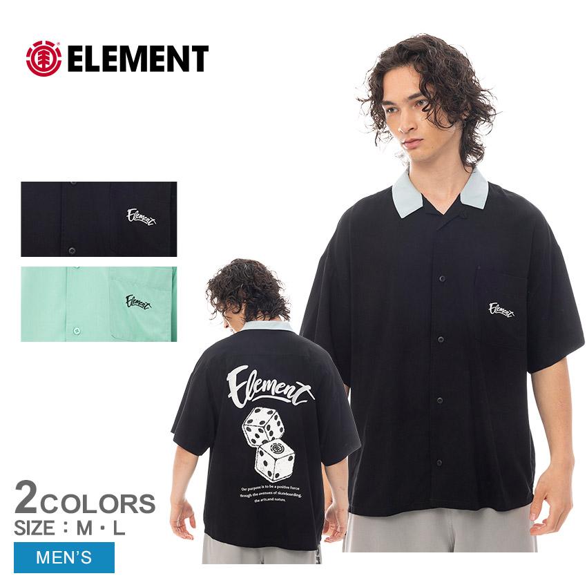ELEMENT（エレメント） 半袖シャツ メンズ ELEMENT BF021105 ブラック